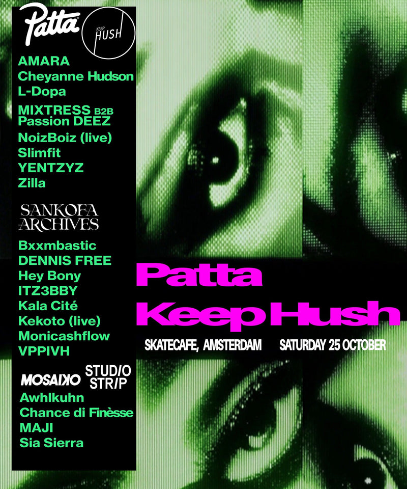 Patta x Keep Hush at Skatecafe