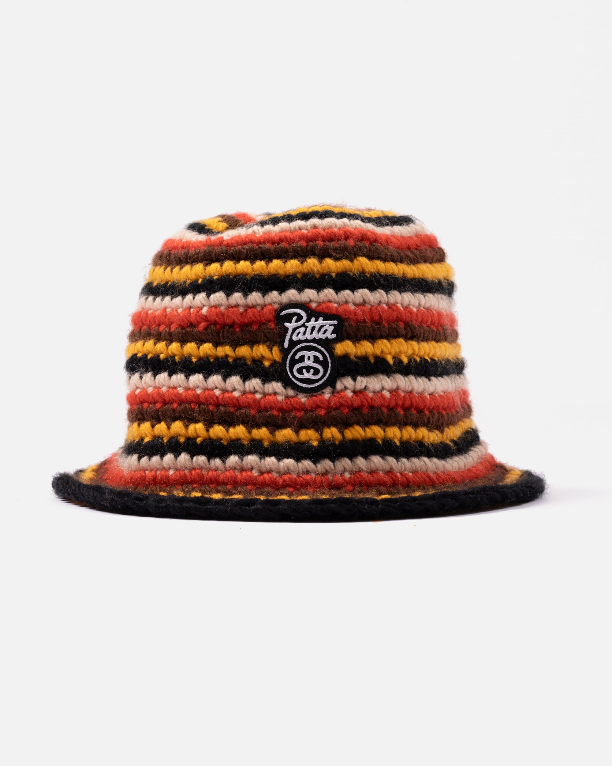 Stussy x Patta Striped Knit Bucket Hat Multi / Express