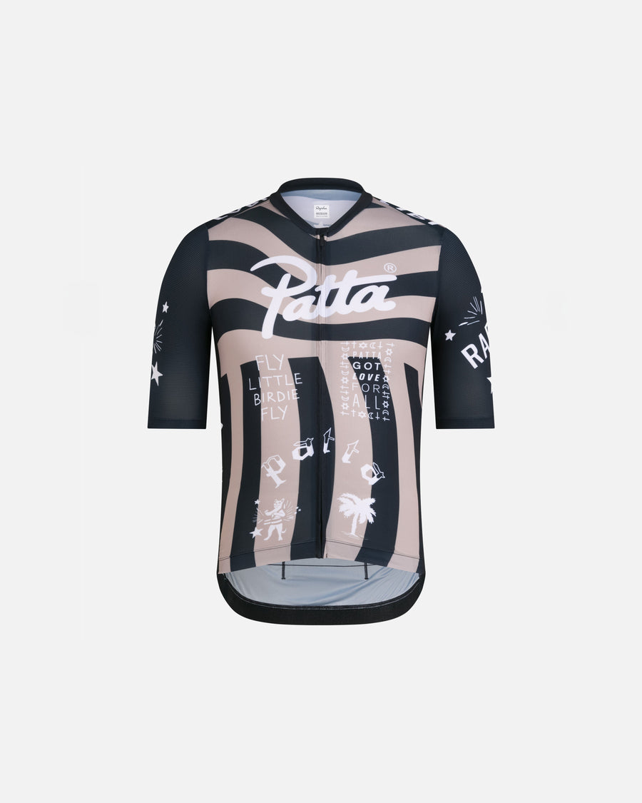 Patta x Rapha Men's Pro Team Training Jersey (Black/Stone)
