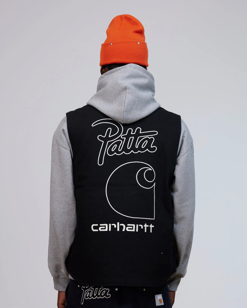 Patta x Carhartt Vest (Black) Patta x Carhartt