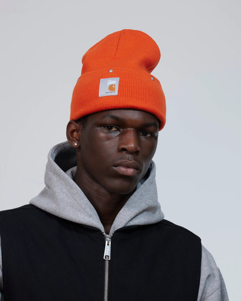Patta x Carhartt Watch Hat (Safety Orange) Patta x Carhartt