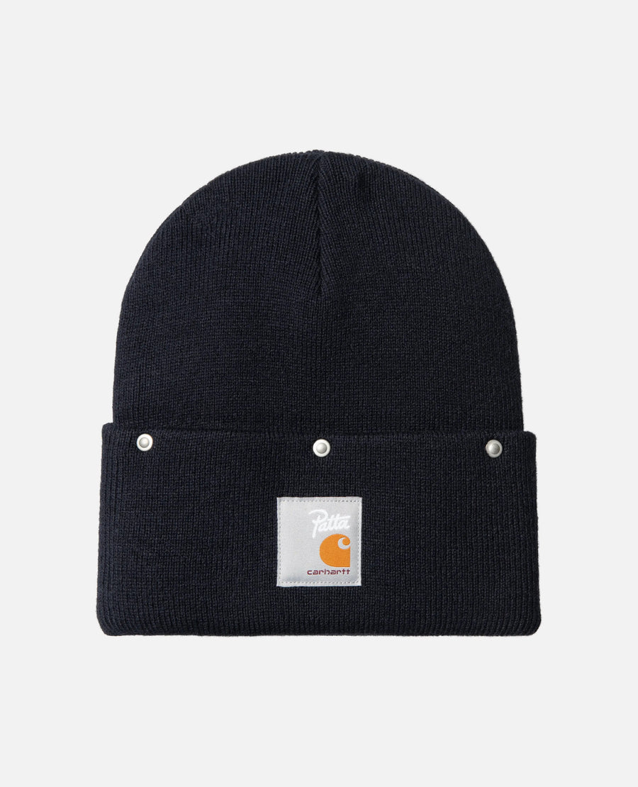 Patta x Carhartt Watch Hat (Dark Navy) Patta x Carhartt