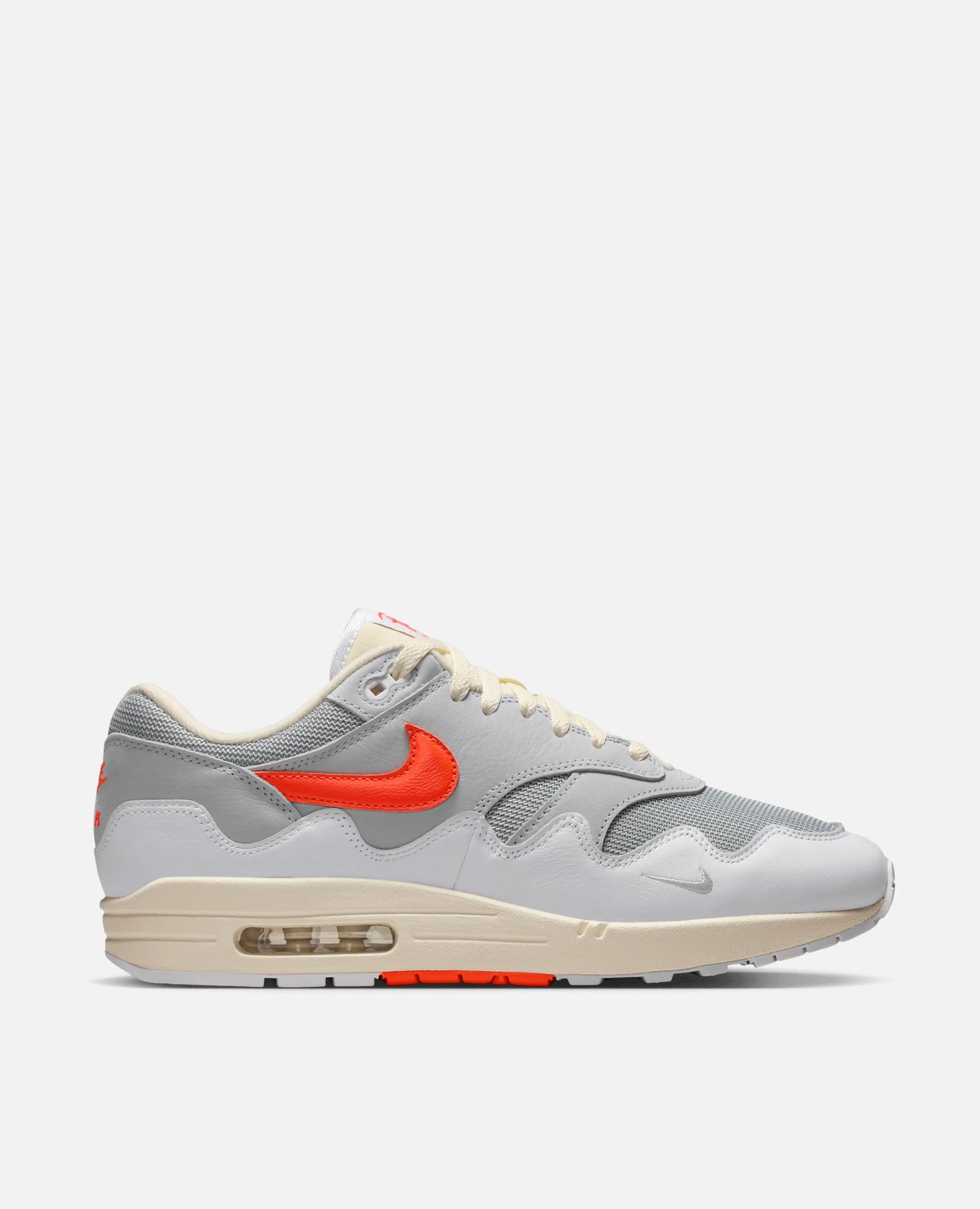 Patta X Nike Air Max 1 / P 'White/Hyper Crimson'