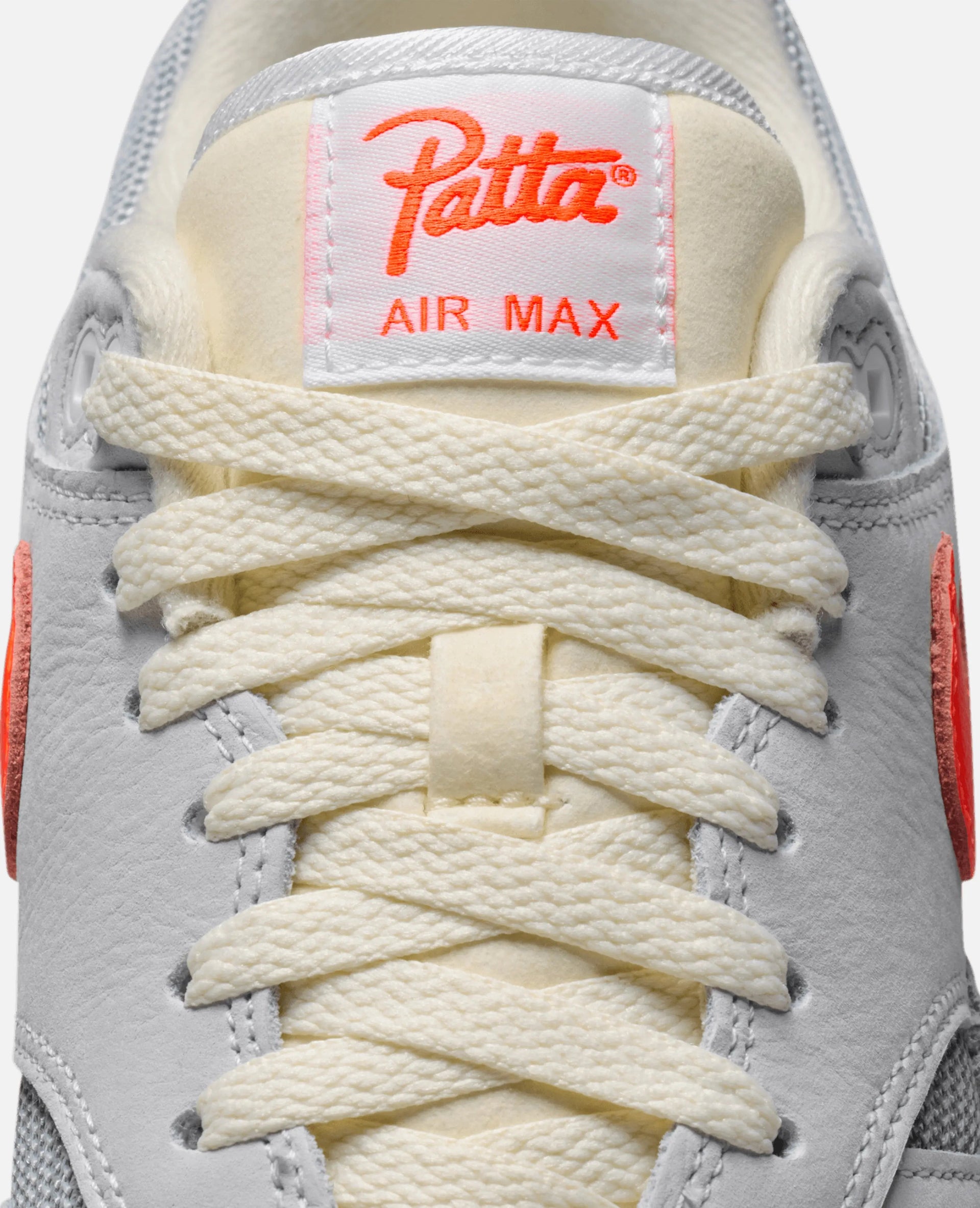 Patta X Nike Air Max 1 / P 'White/Hyper Crimson'