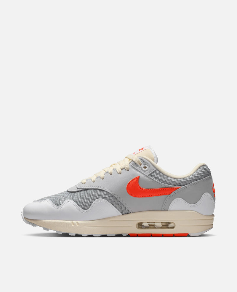 Patta X Nike Air Max 1 / P 'White/Hyper Crimson'