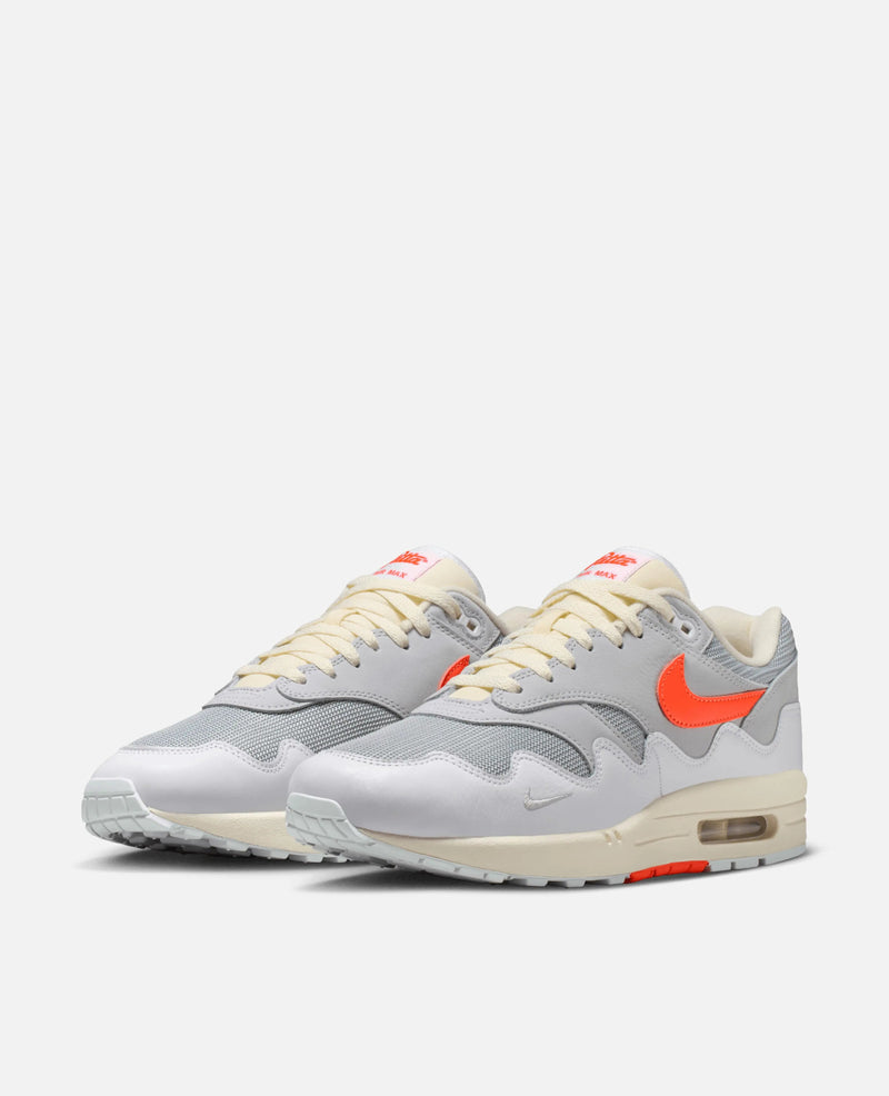 Patta X Nike Air Max 1 / P 'White/Hyper Crimson'