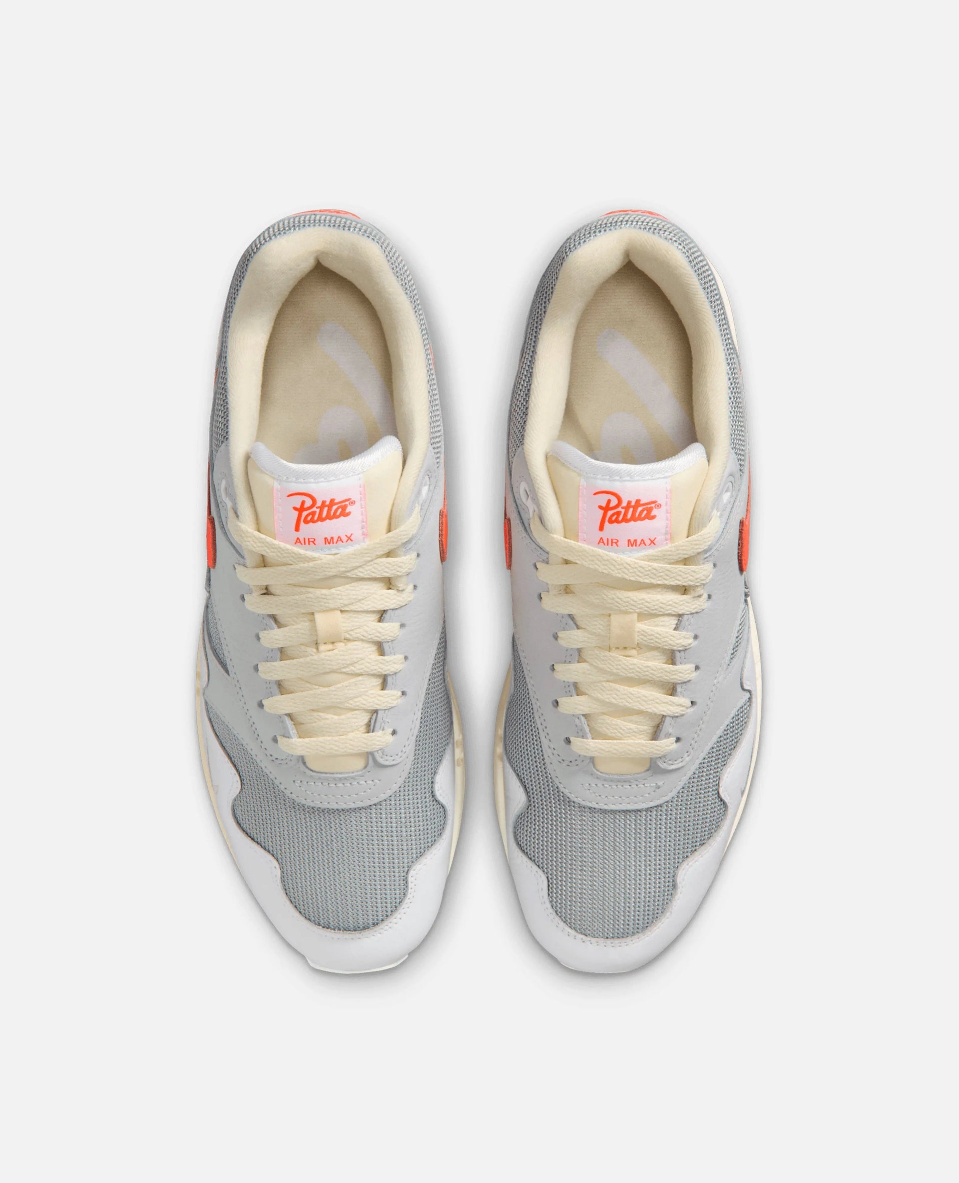 Patta X Nike Air Max 1 / P 'White/Hyper Crimson'