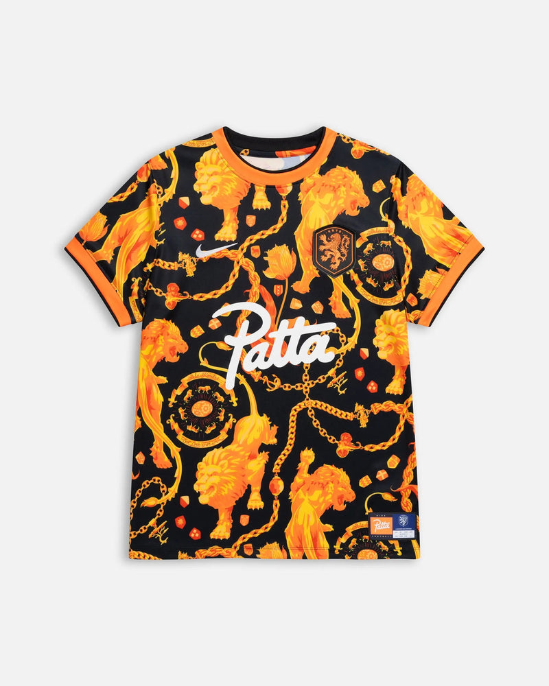 Patta x Nike KNVB Pre-Match Jersey WMNS (Black/Orange) Nike