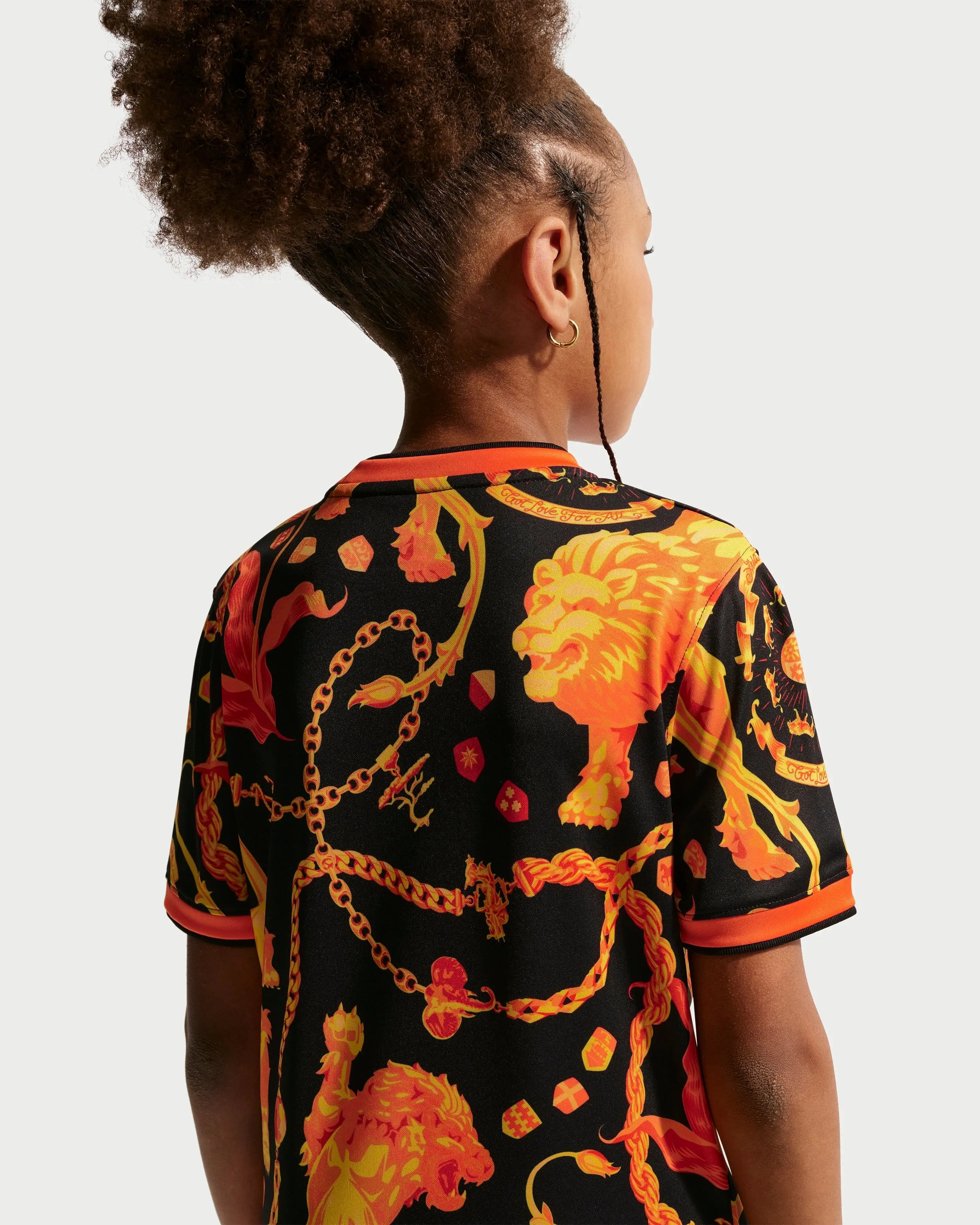 Patta x Nike KNVB Pre-Match Jersey Kids (Black/Orange) - Patta