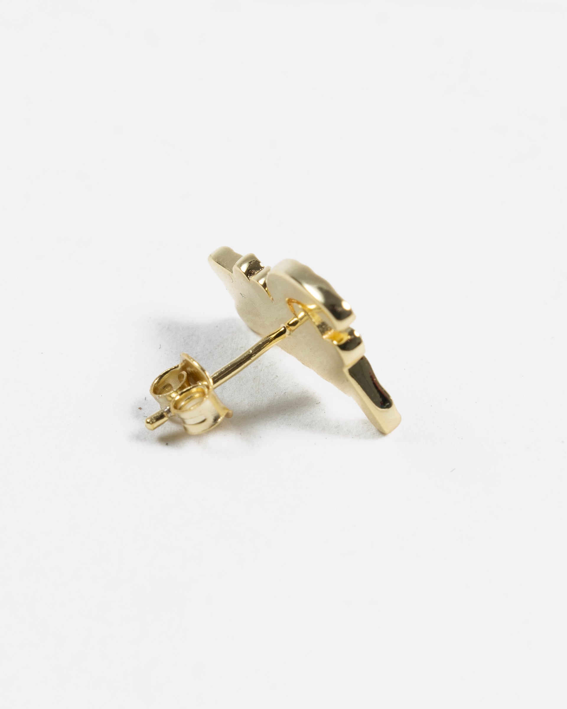 Patta Script Logo Gold Earring (Gold)