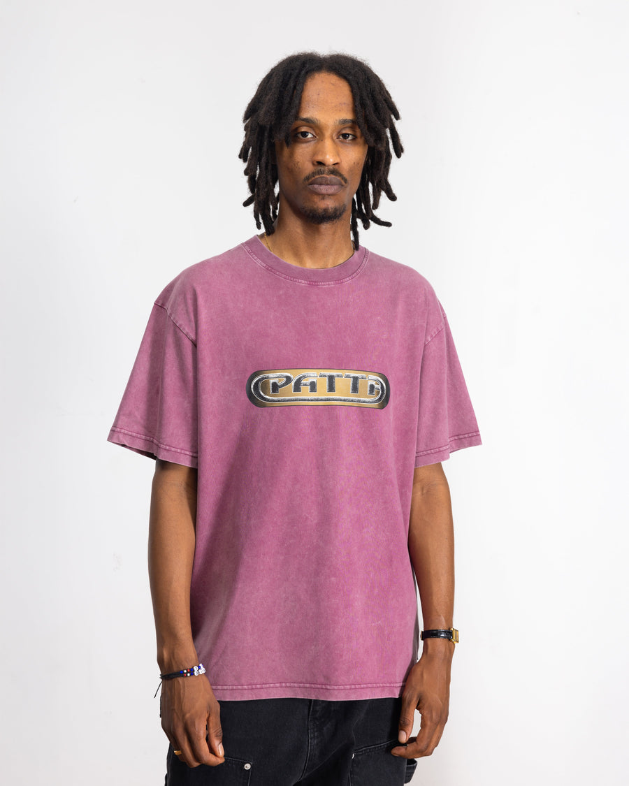 Patta Gilded Acid Washed T-Shirt (Boysenberry)