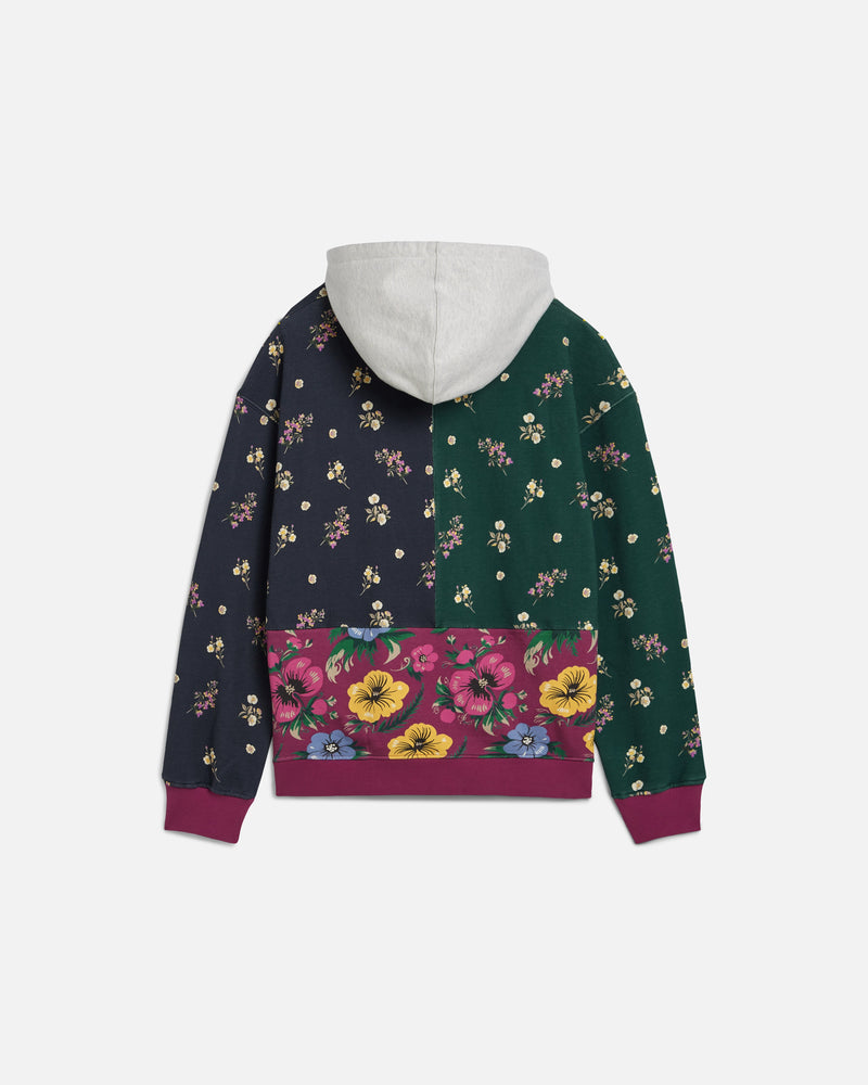 Patta Floral Patchwork Hooded Sweater (Multi)