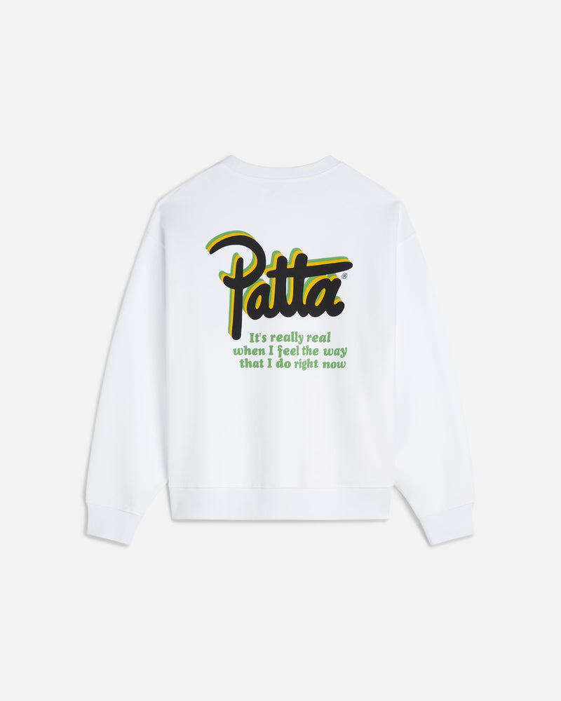 Patta Block Party Crewneck Sweater (Light Grey Melange)