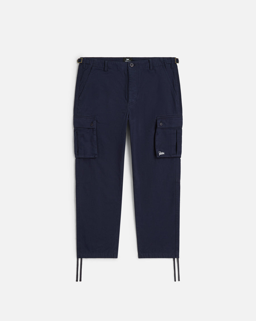 Patta Straight Cargo Pants (Parisian Night )
