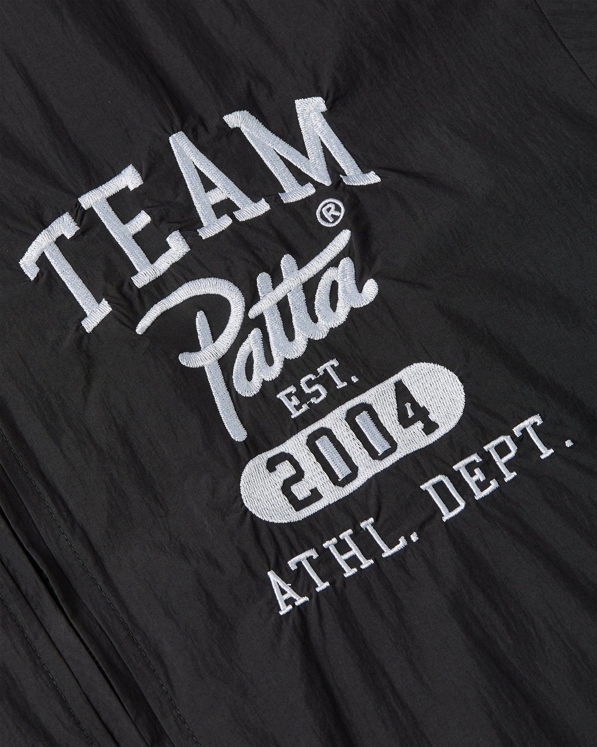 Patta Athletic Nylon Track Jacket (Black)