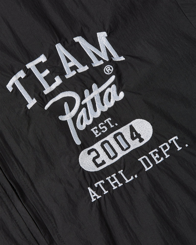 Patta Athletic Nylon Track Jacket (Black)