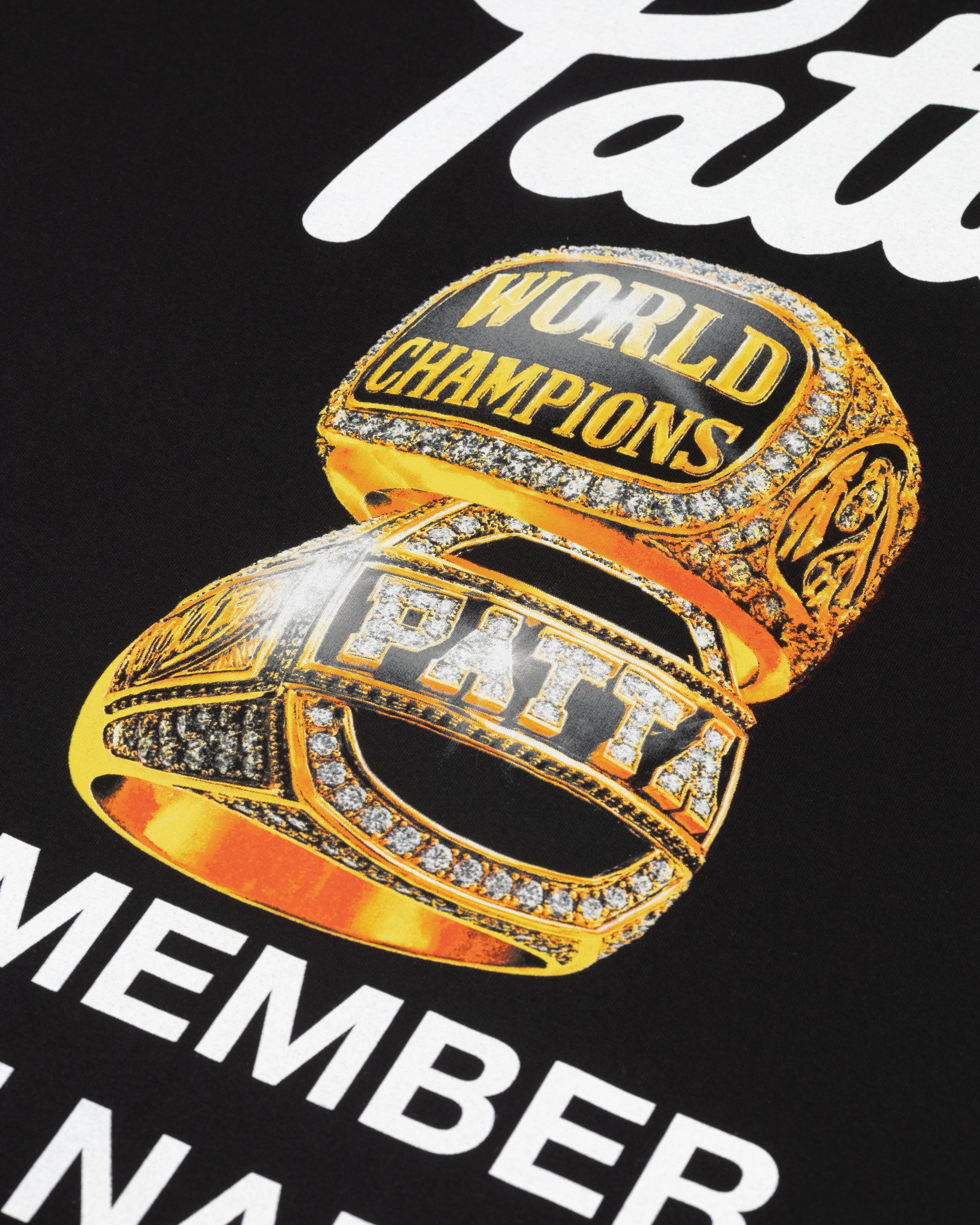 Patta Championship T-Shirt (Black)