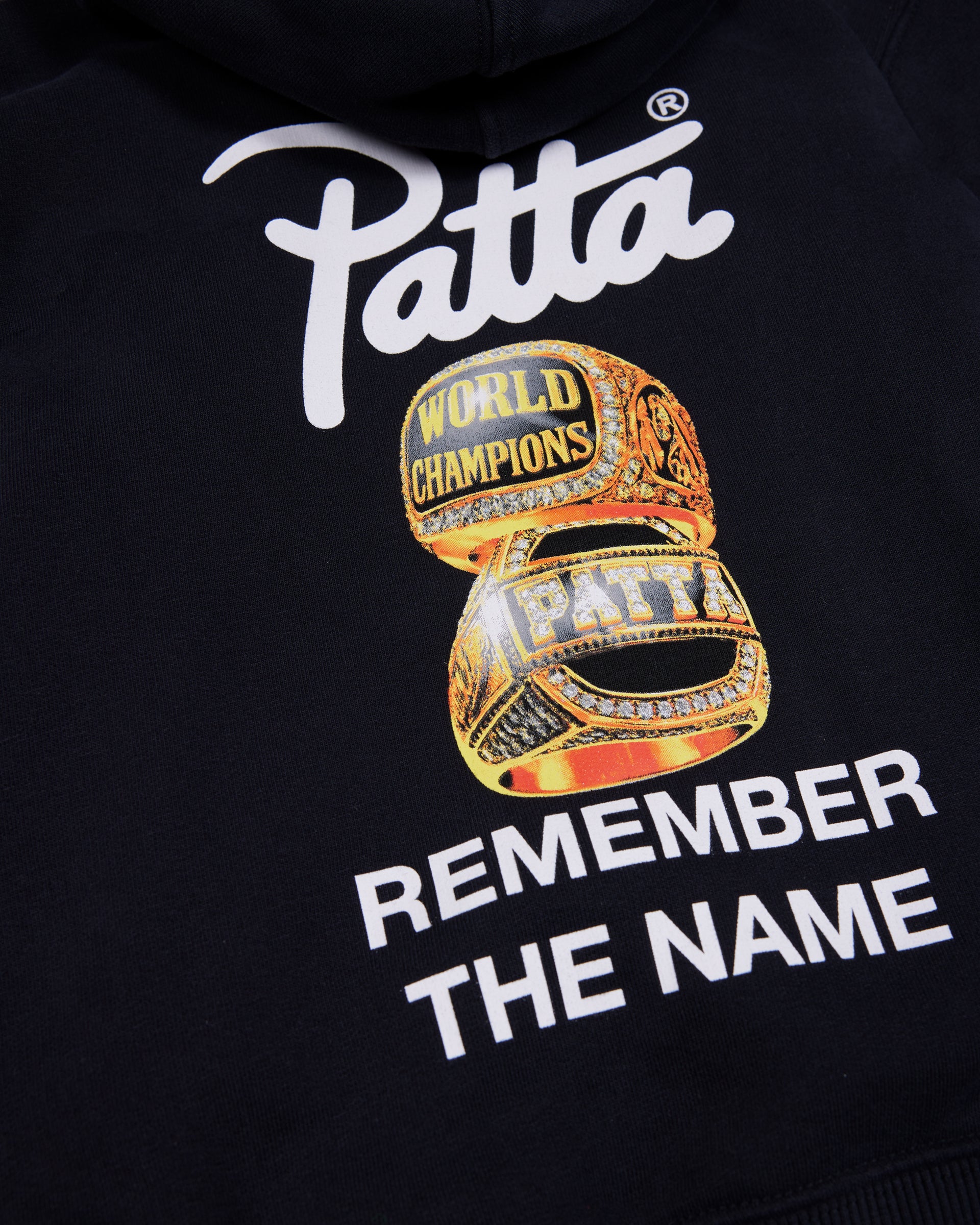Patta Kids Championship Hooded Sweater (Black)