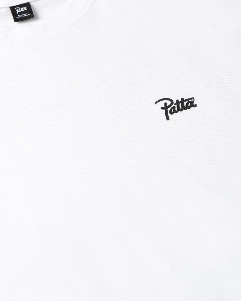 Patta Script Logo T-Shirt (White)