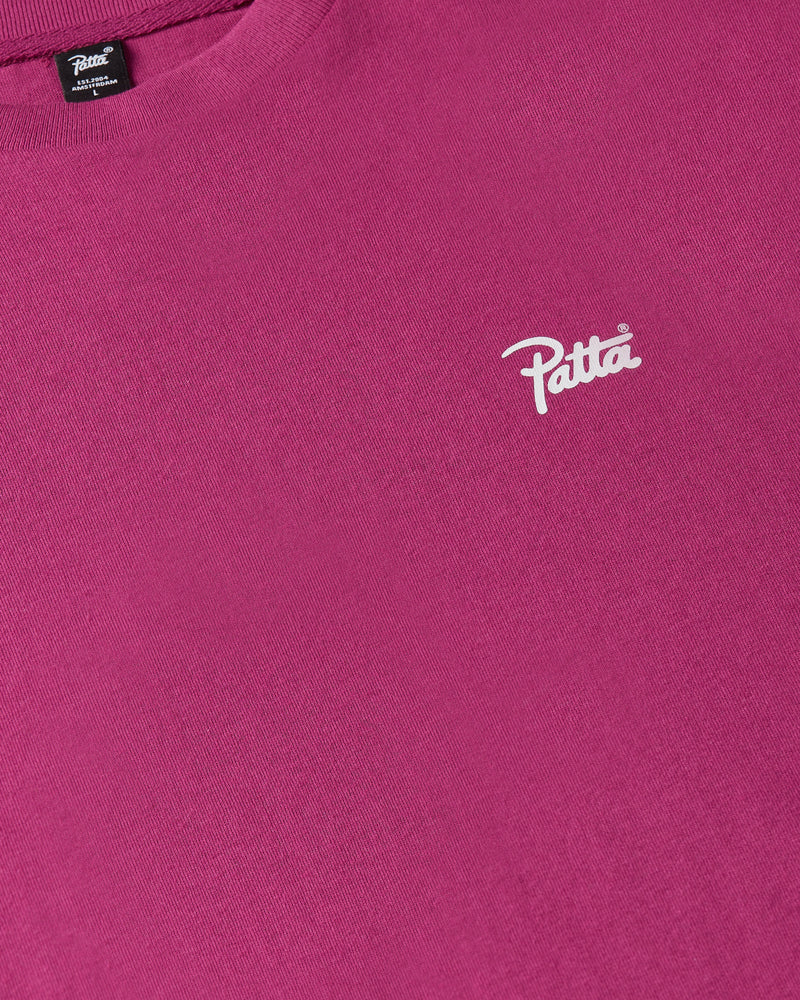 Patta Script Logo T-Shirt (Boysenberry)