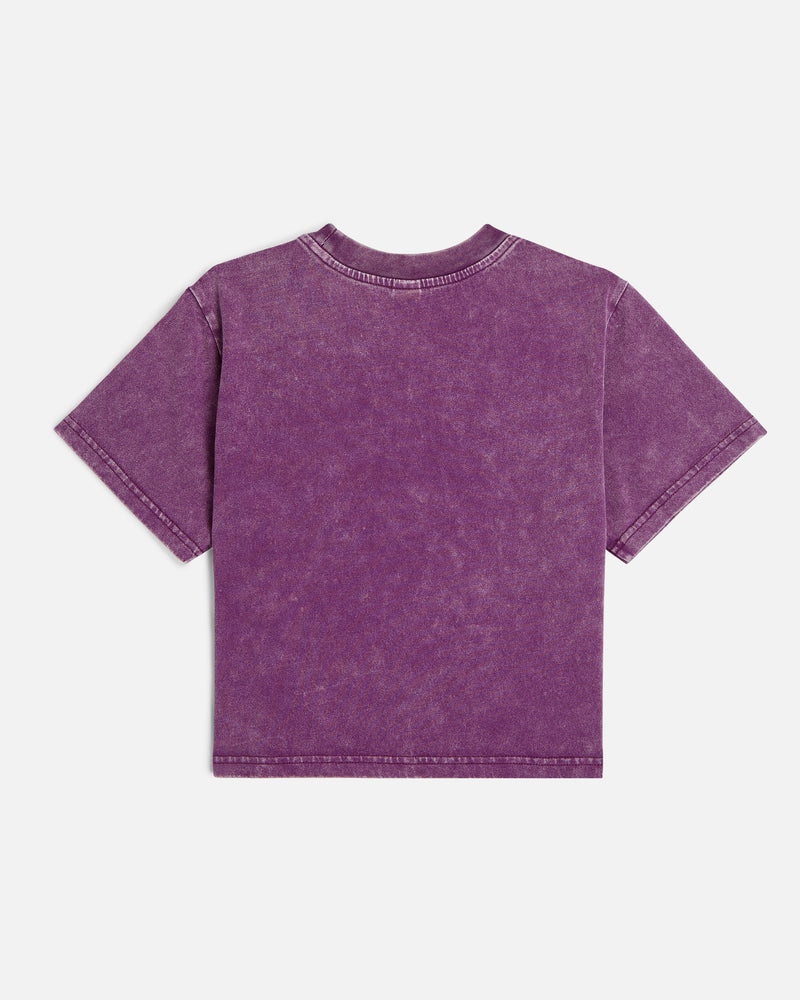 Patta Femme Acid Wash Baby T-Shirt (Dark Purple )