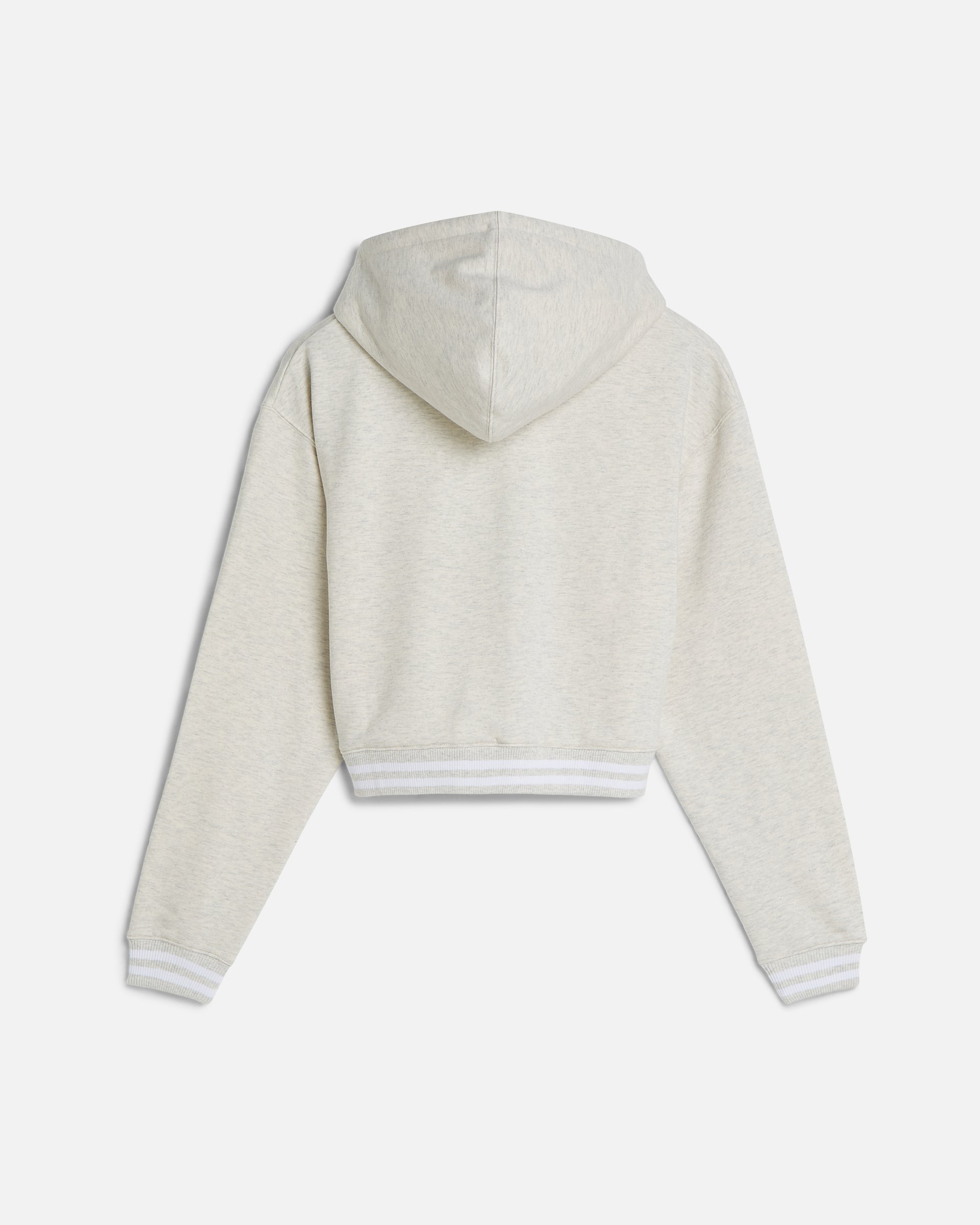 Patta Femme Lounge Zip-Up Hooded Sweater (Light Melange Grey)