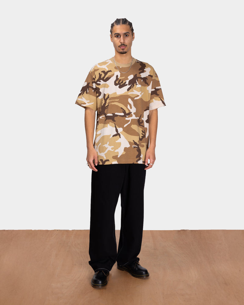 Patta Bark Woodland Camo T-Shirt (Sand Dollar)