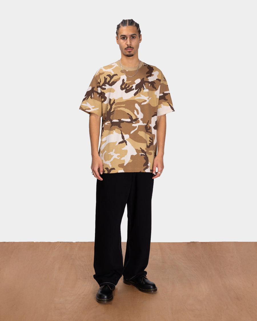 Patta Bark Woodland Camo T-Shirt (Sand Dollar)