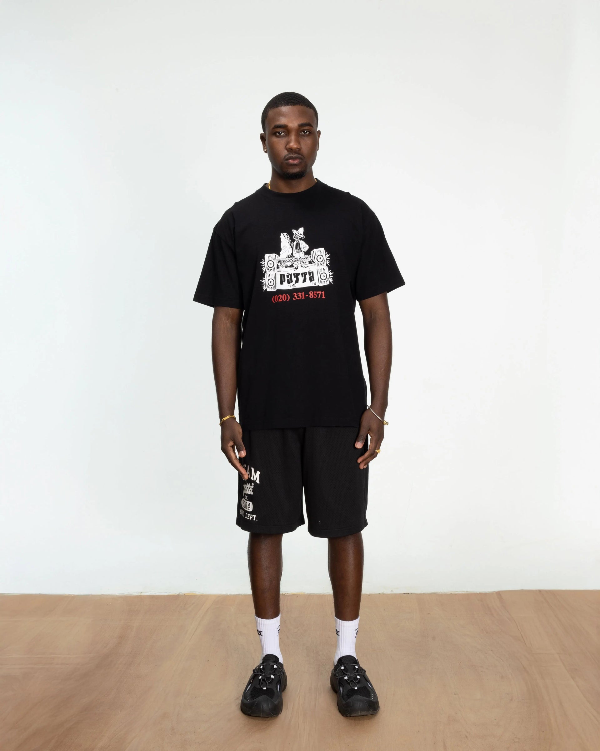 Patta DJ Skully T-Shirt (Black)