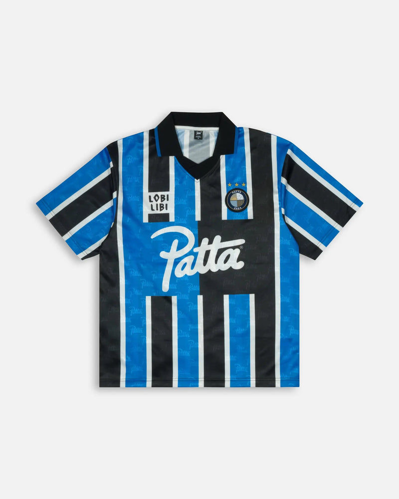 Patta Stripe Football Jersey (French Blue)