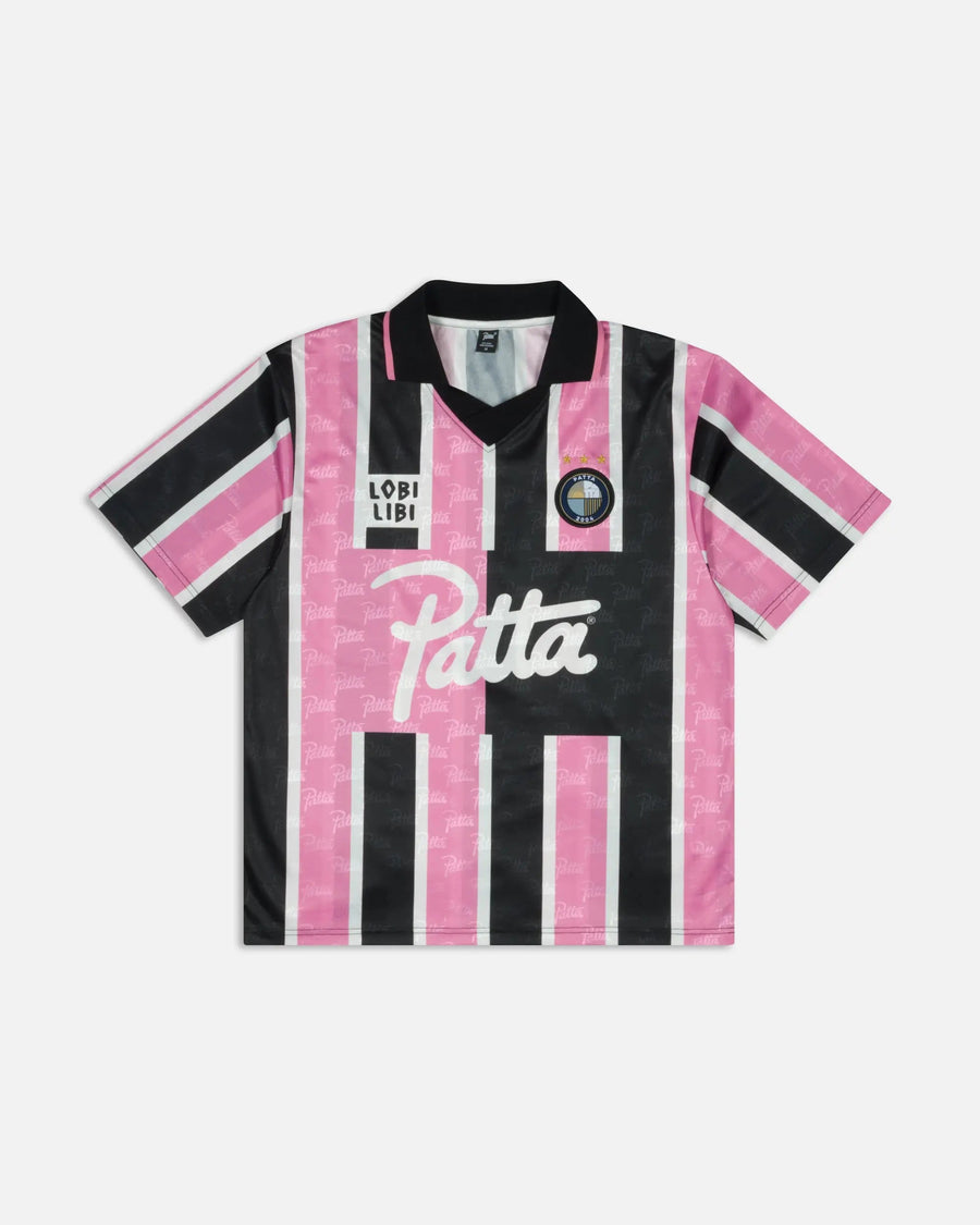 Patta Stripe Football Jersey (Begonia Pink)