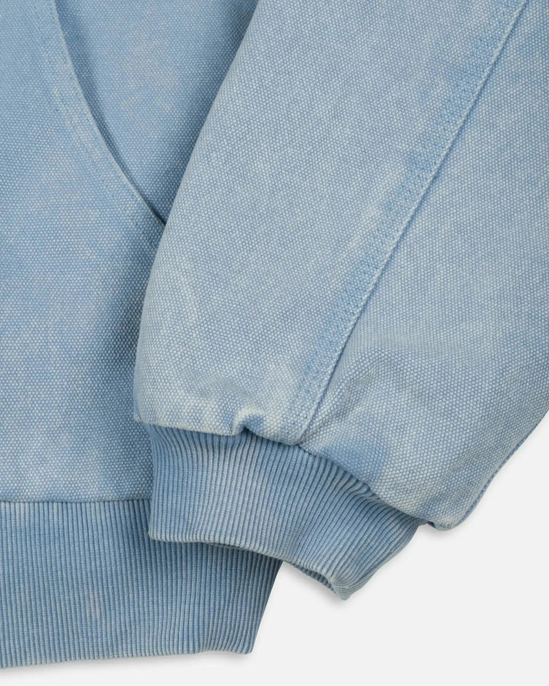 Patta Peace Canvas Hooded Jacket (Light Blue Denim)