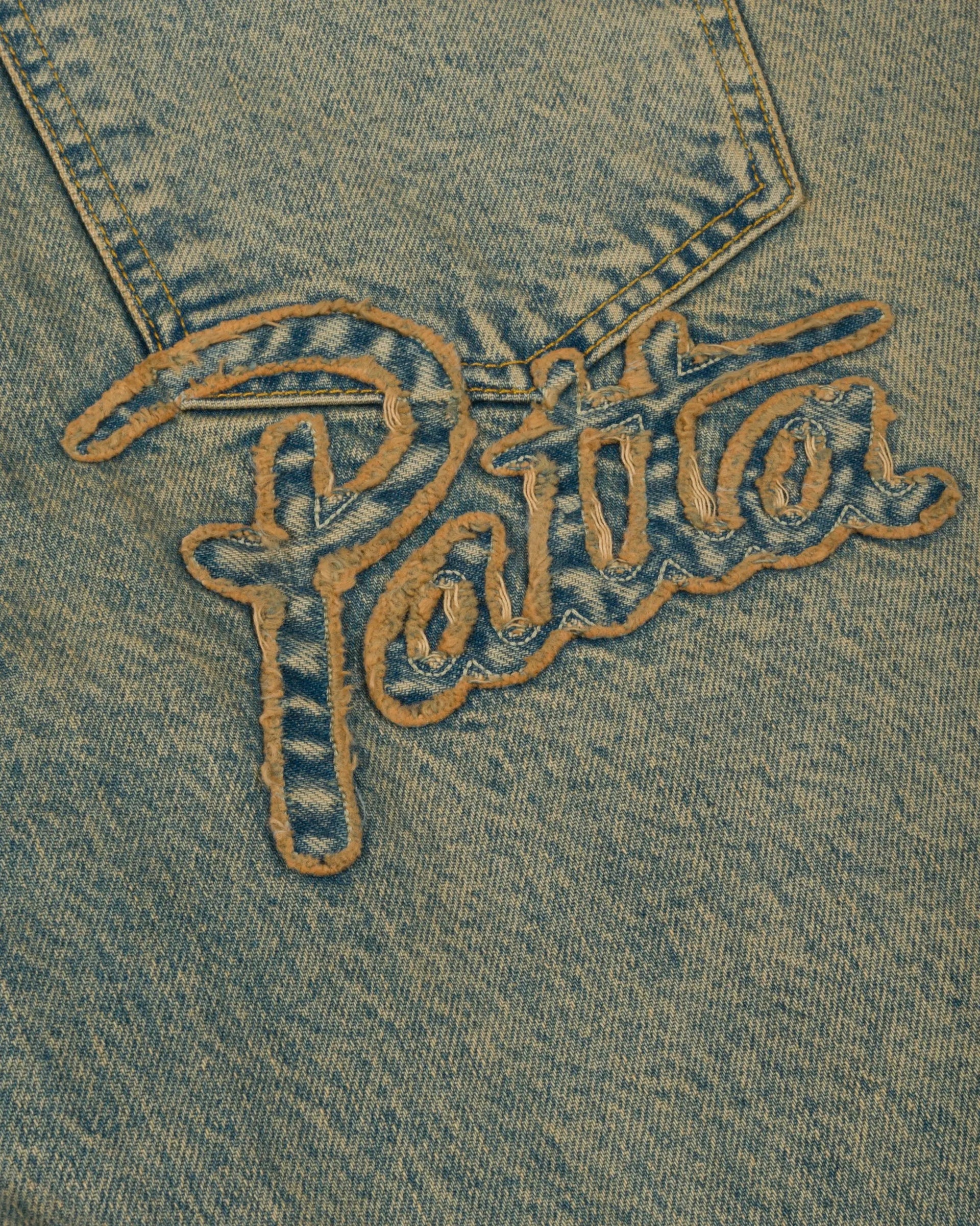 Patta Whiskers Denim Pants (Dark Blue Denim)