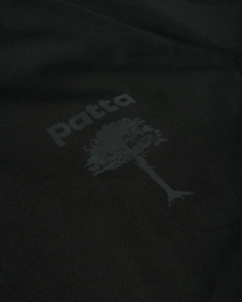 Patta 3M Reflective Waterproof Rain Jacket (Black)