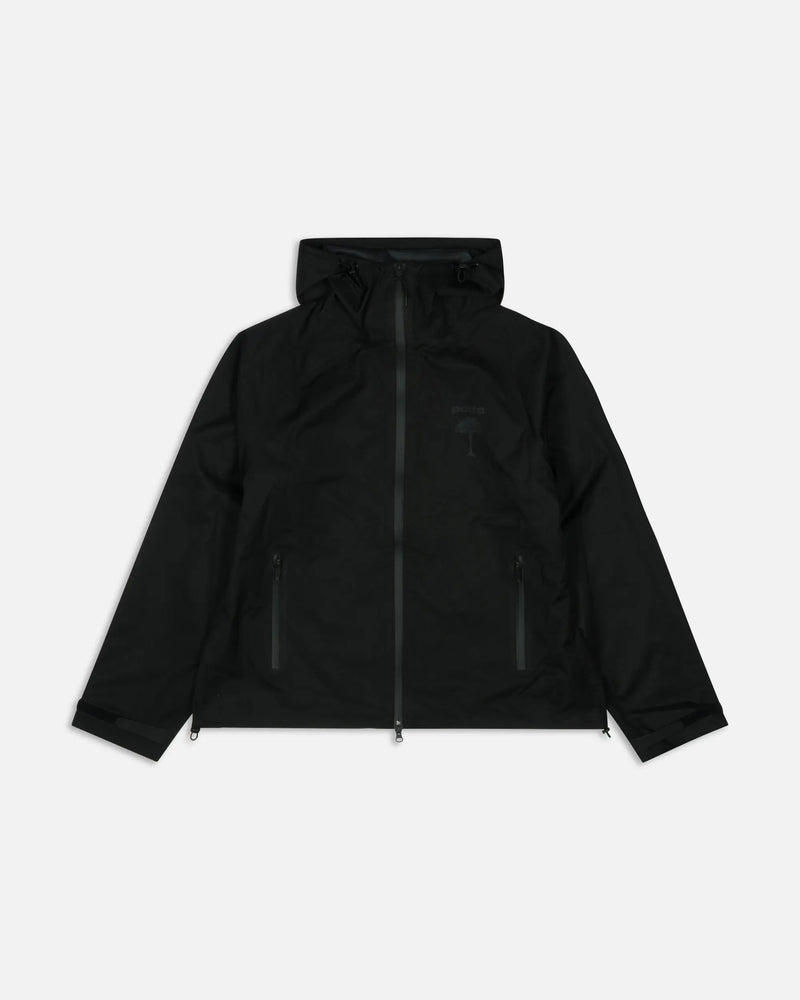 Patta 3M Reflective Waterproof Rain Jacket (Black)