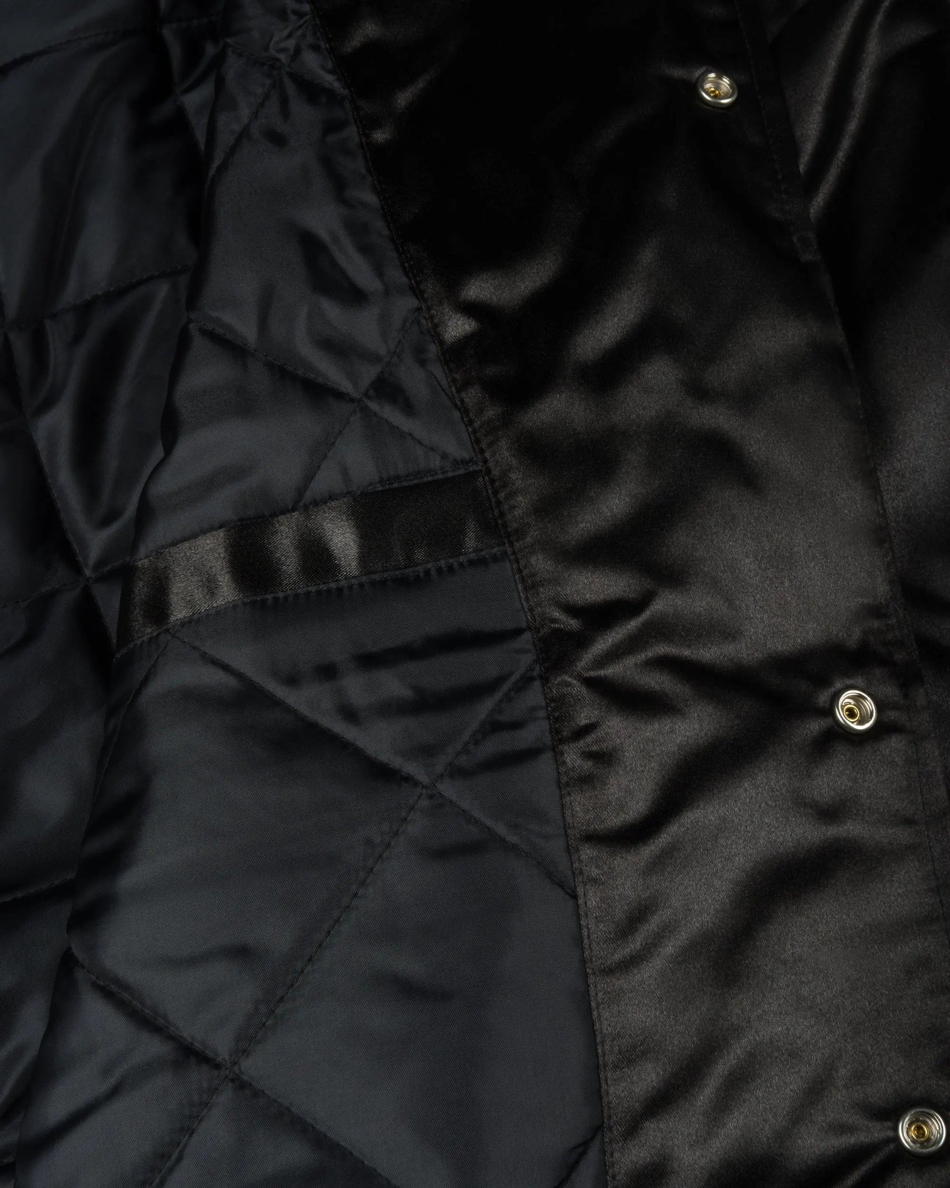 Patta Classic Satin Bomber Jacket (Black)