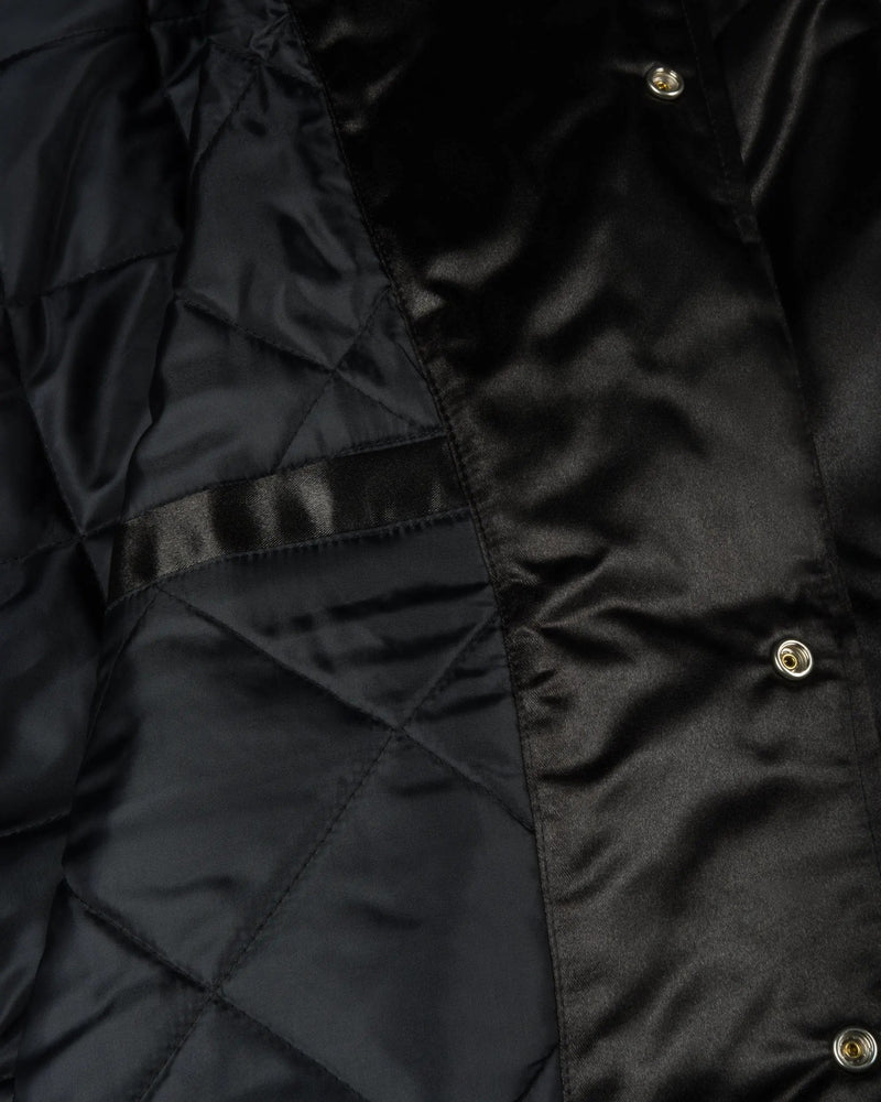 Patta Classic Satin Bomber Jacket (Black)