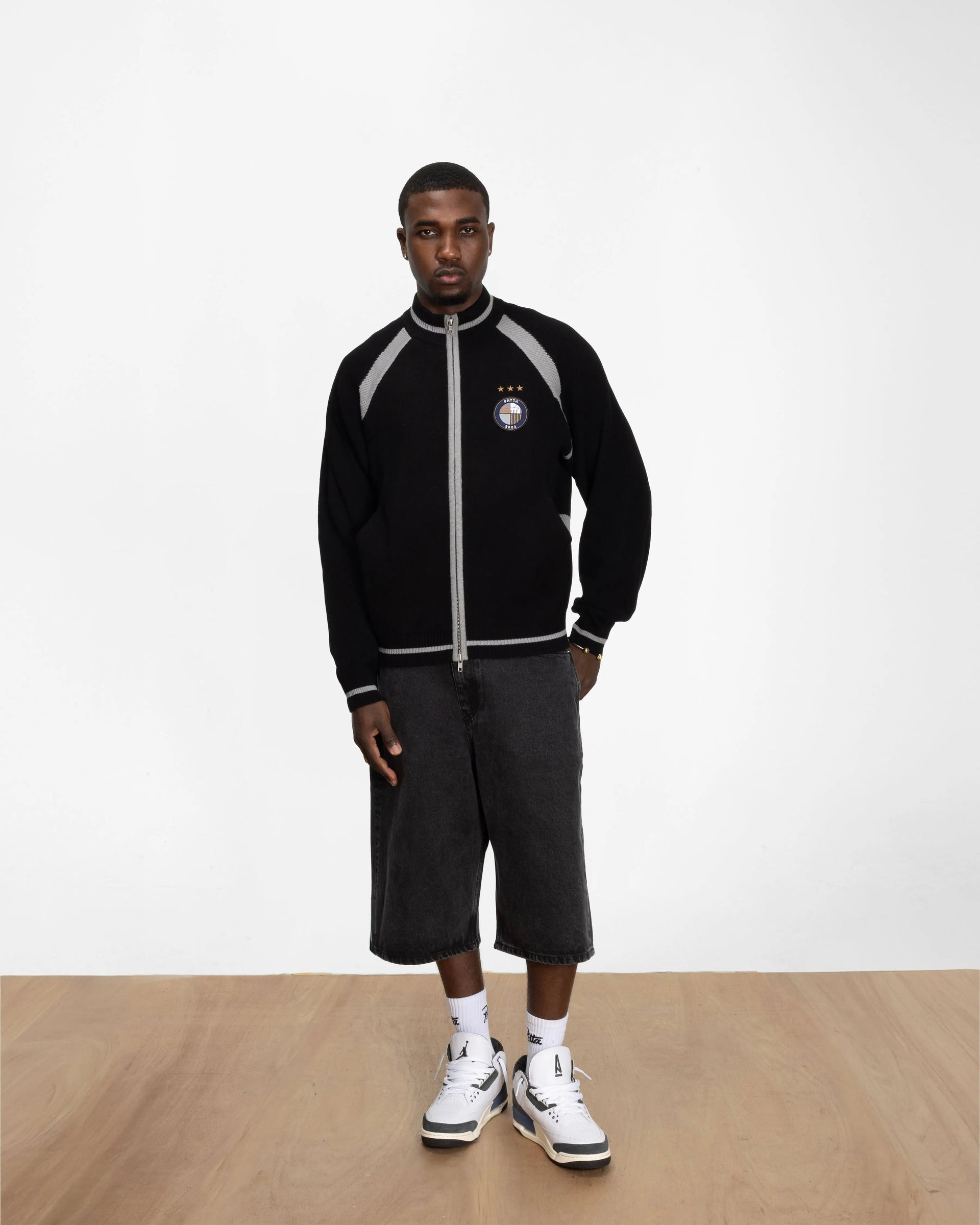 Patta Track Top Cardigan (Moonless Night)