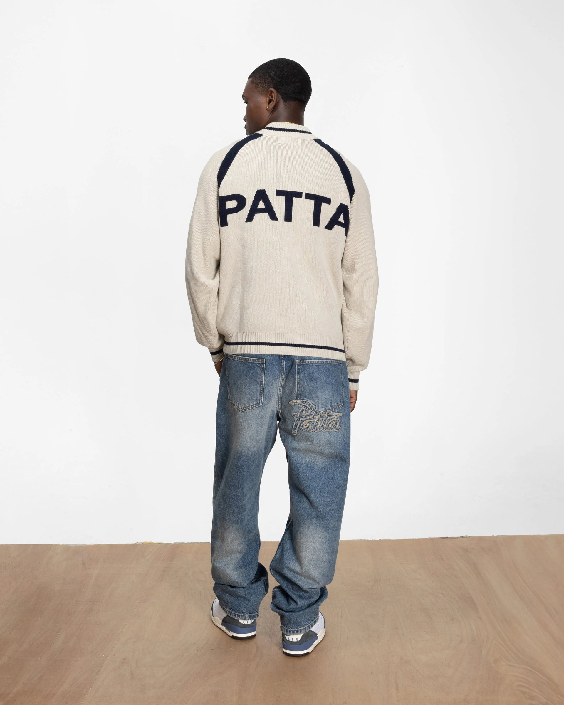Patta Track Top Cardigan (Vaporous Grey)