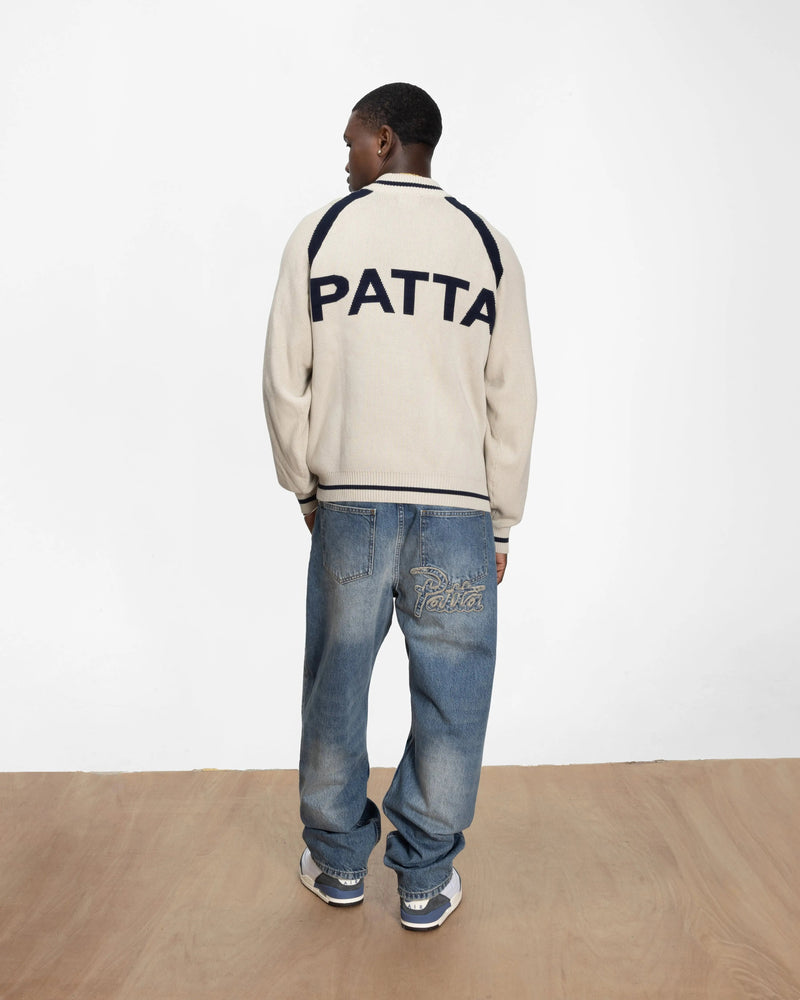 Patta Track Top Cardigan (Vaporous Grey)