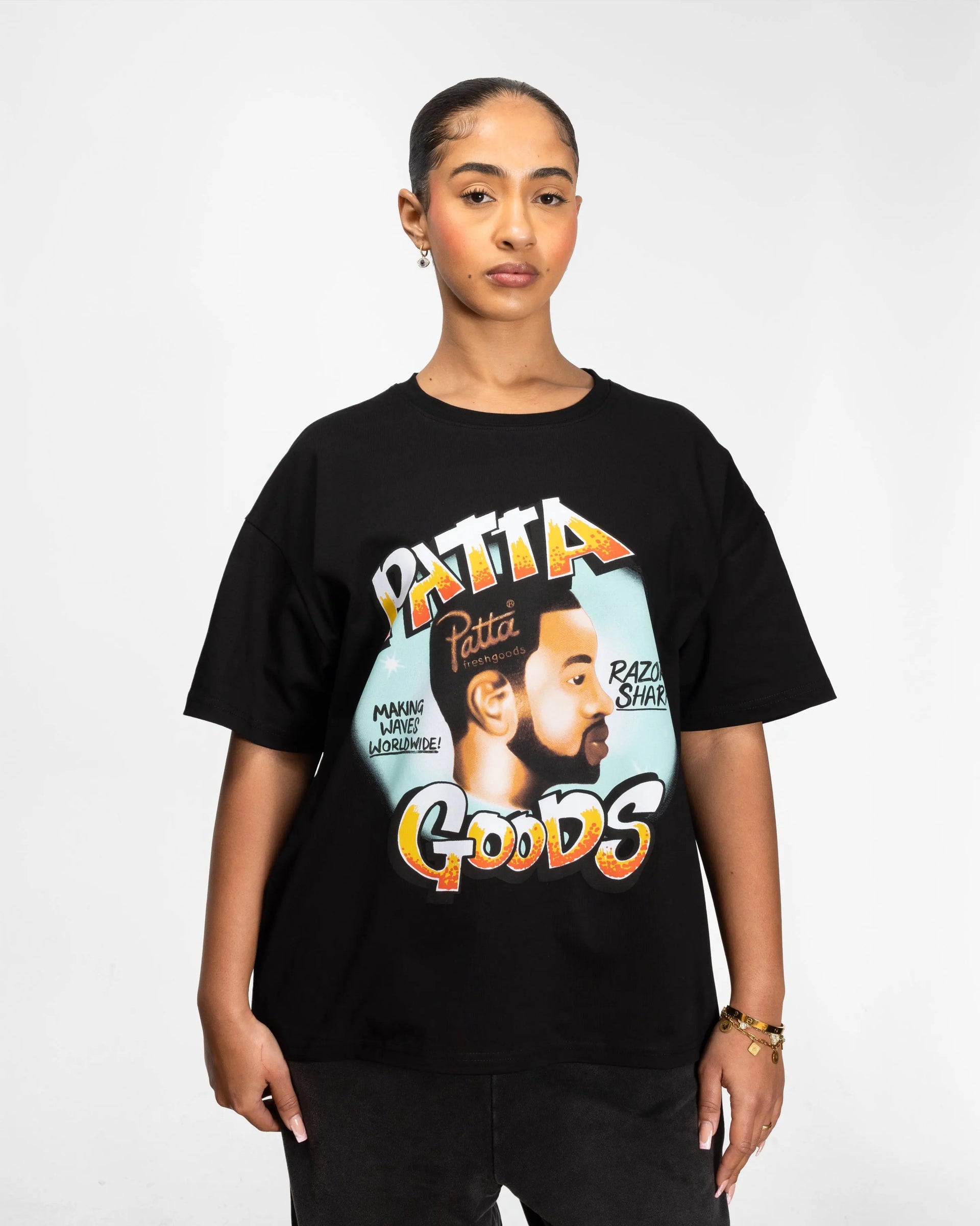Patta x Joe Freshgoods Barber Shop T-Shirt (Black)