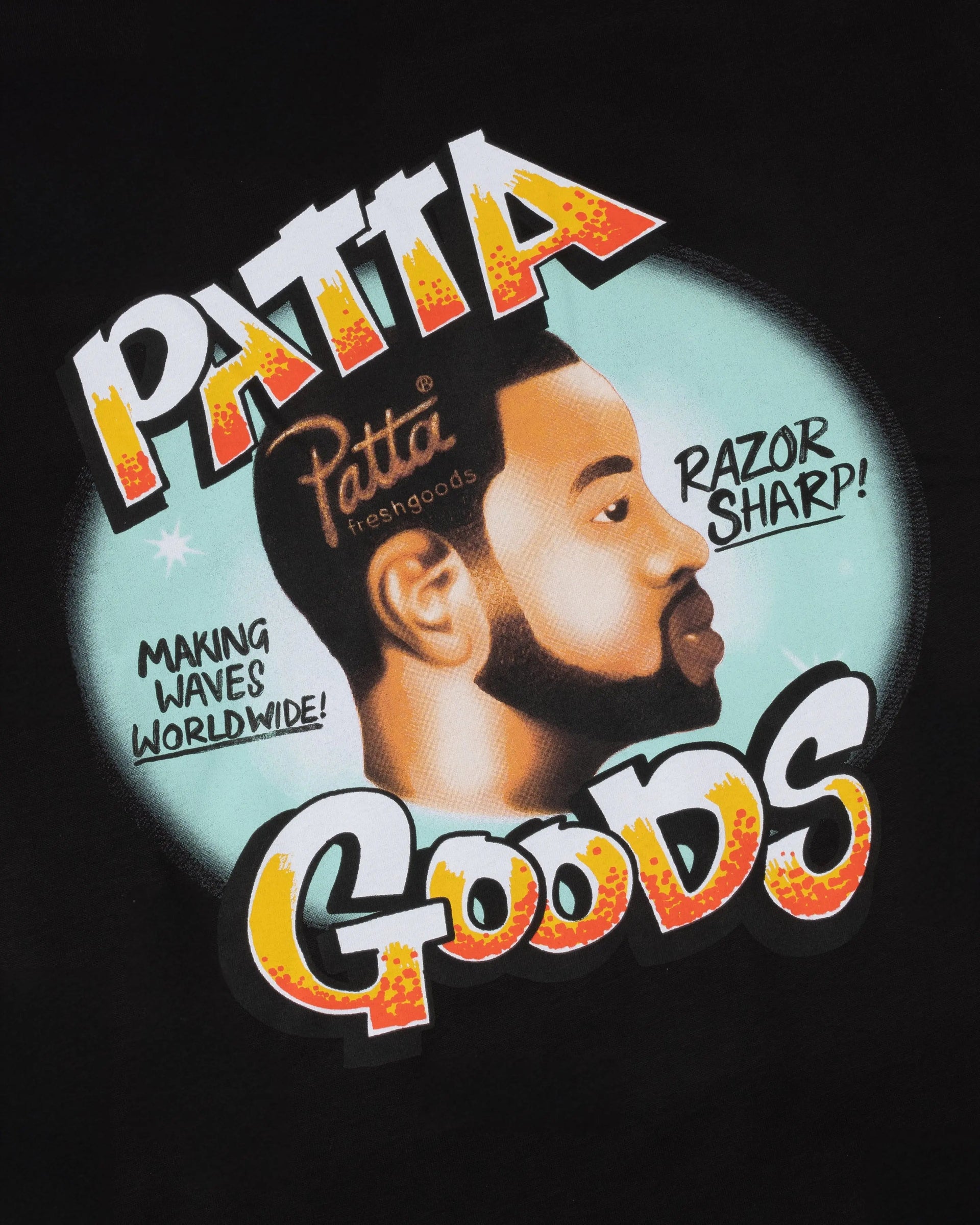 Patta x Joe Freshgoods Barber Shop T-Shirt (Black)
