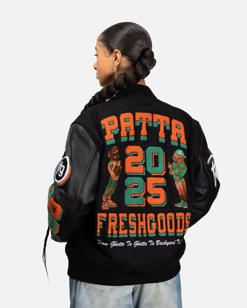 Patta x Joe Freshgoods Varsity Jacket (Black)