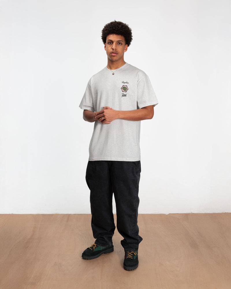 Patta Cycling Team x Rapha T-Shirt (Light Melange Grey)