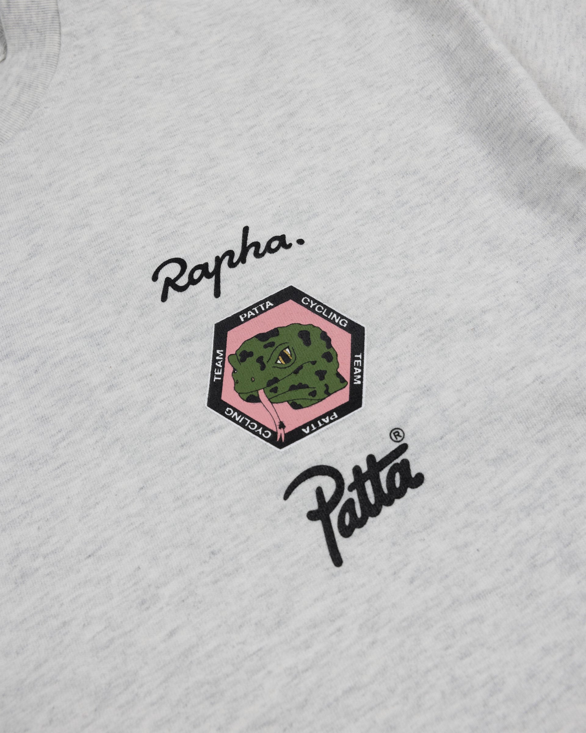 Patta Cycling Team x Rapha T-Shirt (Light Melange Grey)