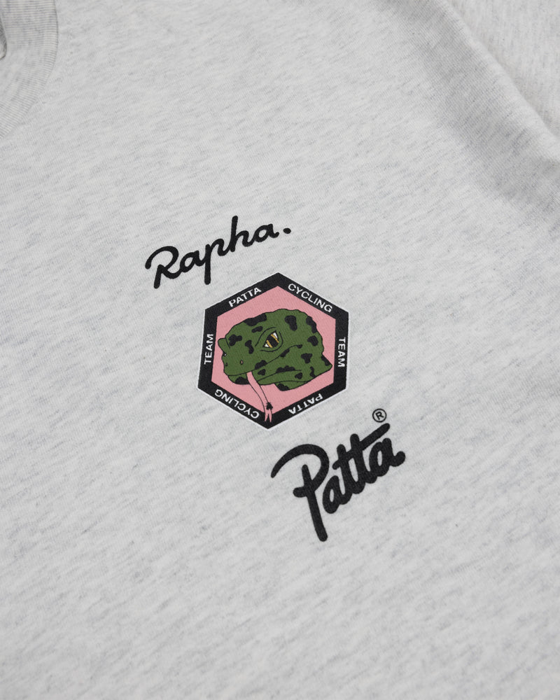 Patta Cycling Team x Rapha T-Shirt (Light Melange Grey)