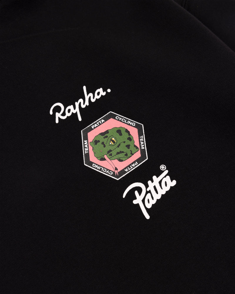 Patta Cycling Team x Rapha Hooded Sweater (Black)