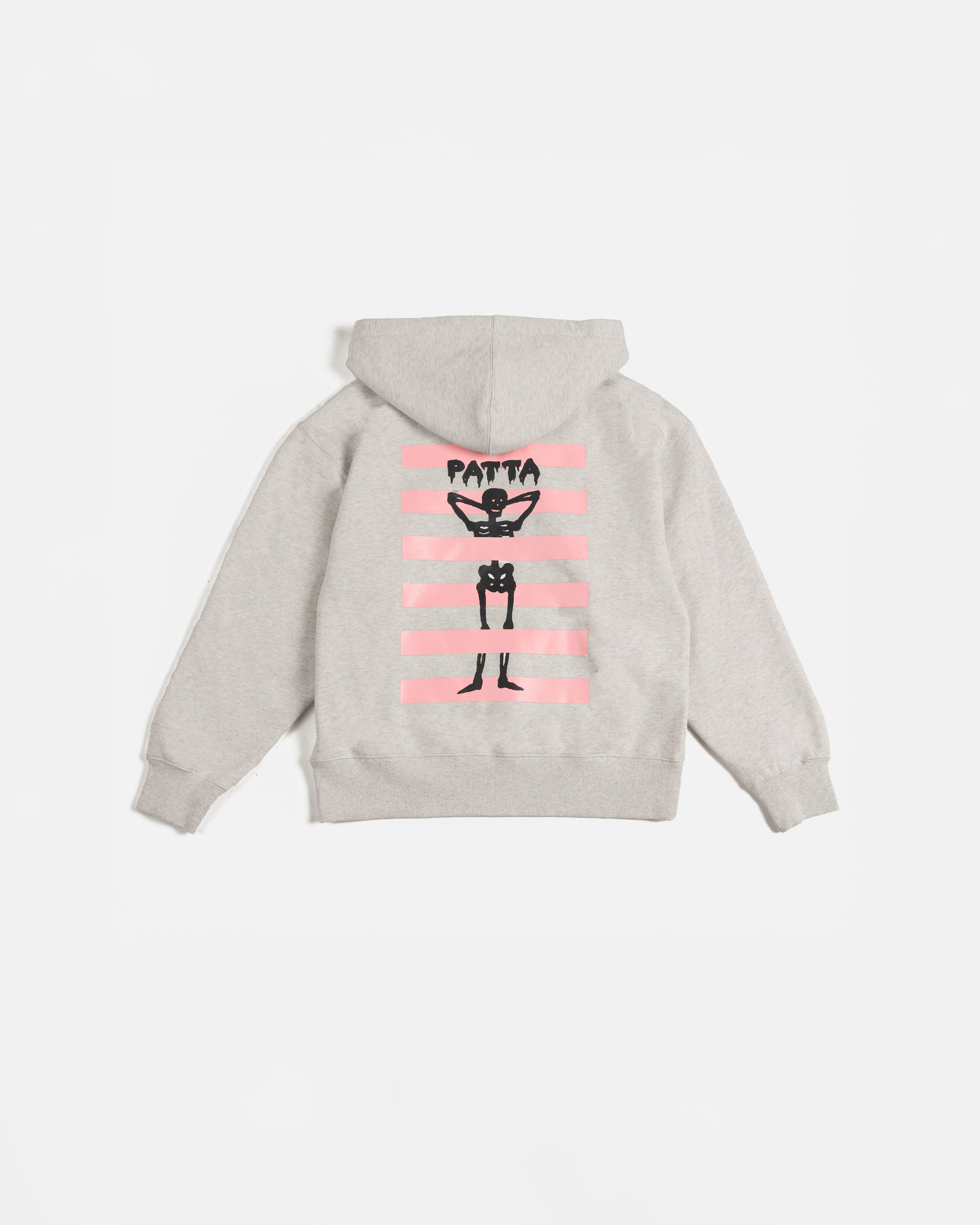 Patta Cycling Team x Rapha Hooded Sweater (Light Grey Melange