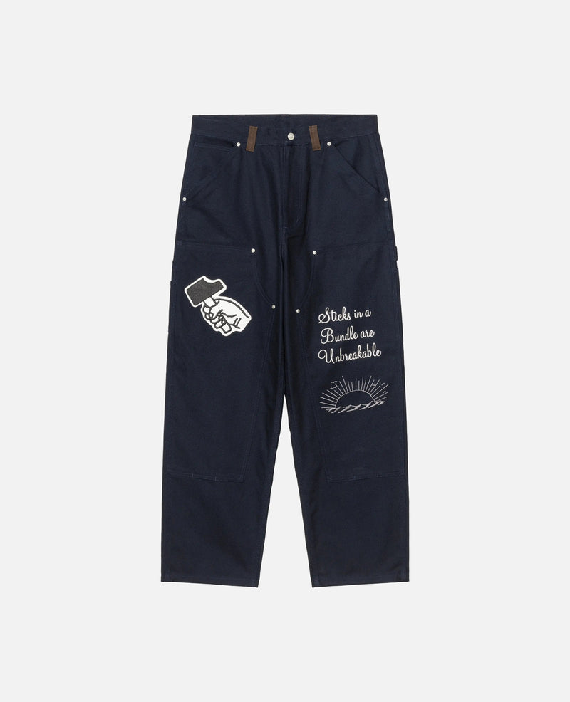 Patta x Carhartt OG Double Knee Pant (Dark Navy) Patta x Carhartt